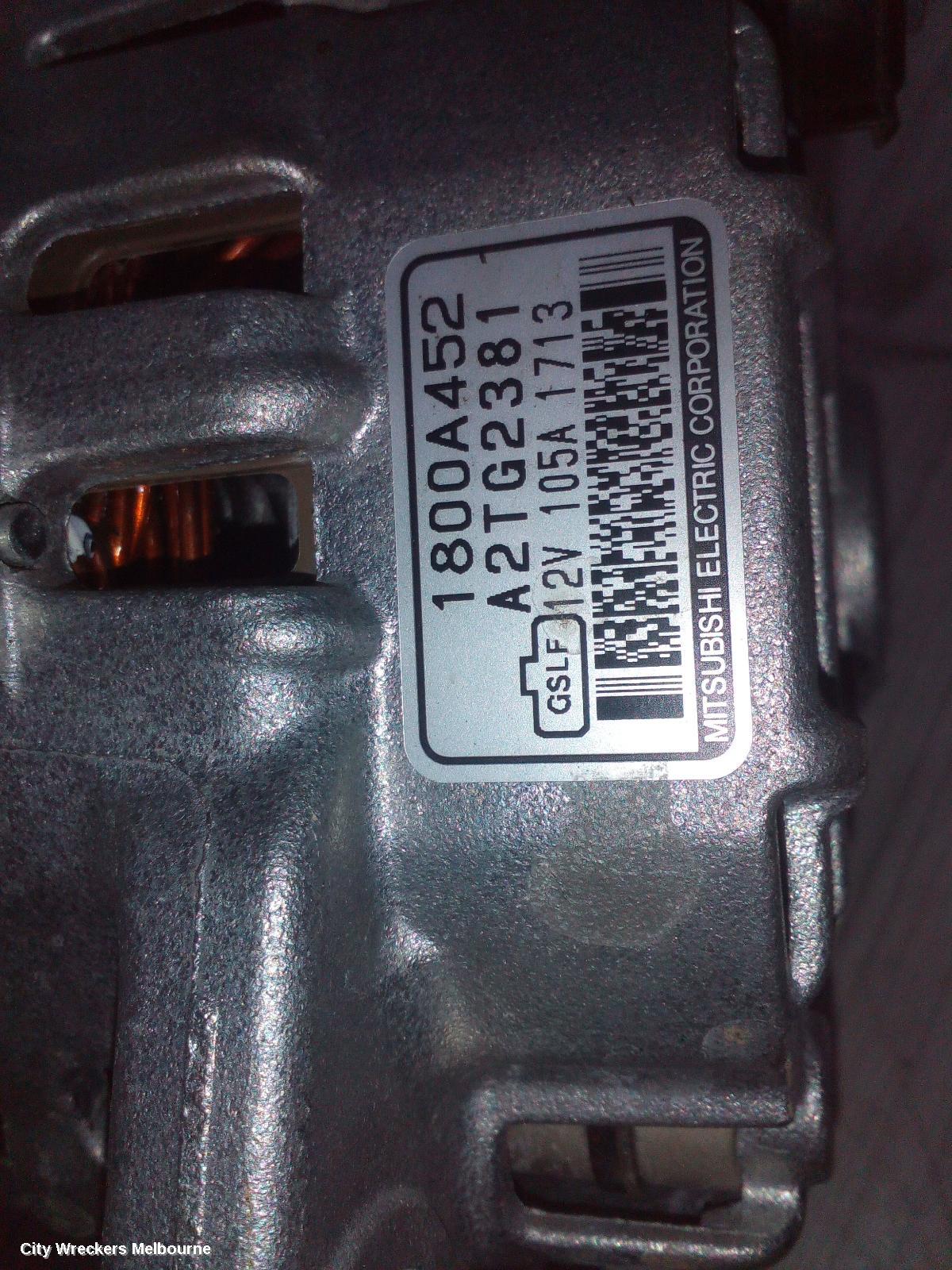 MITSUBISHI ASX ALTERNATOR, PETROL, 2.0/2.4, 105AMP, XD, 06/2019 ONWARDS