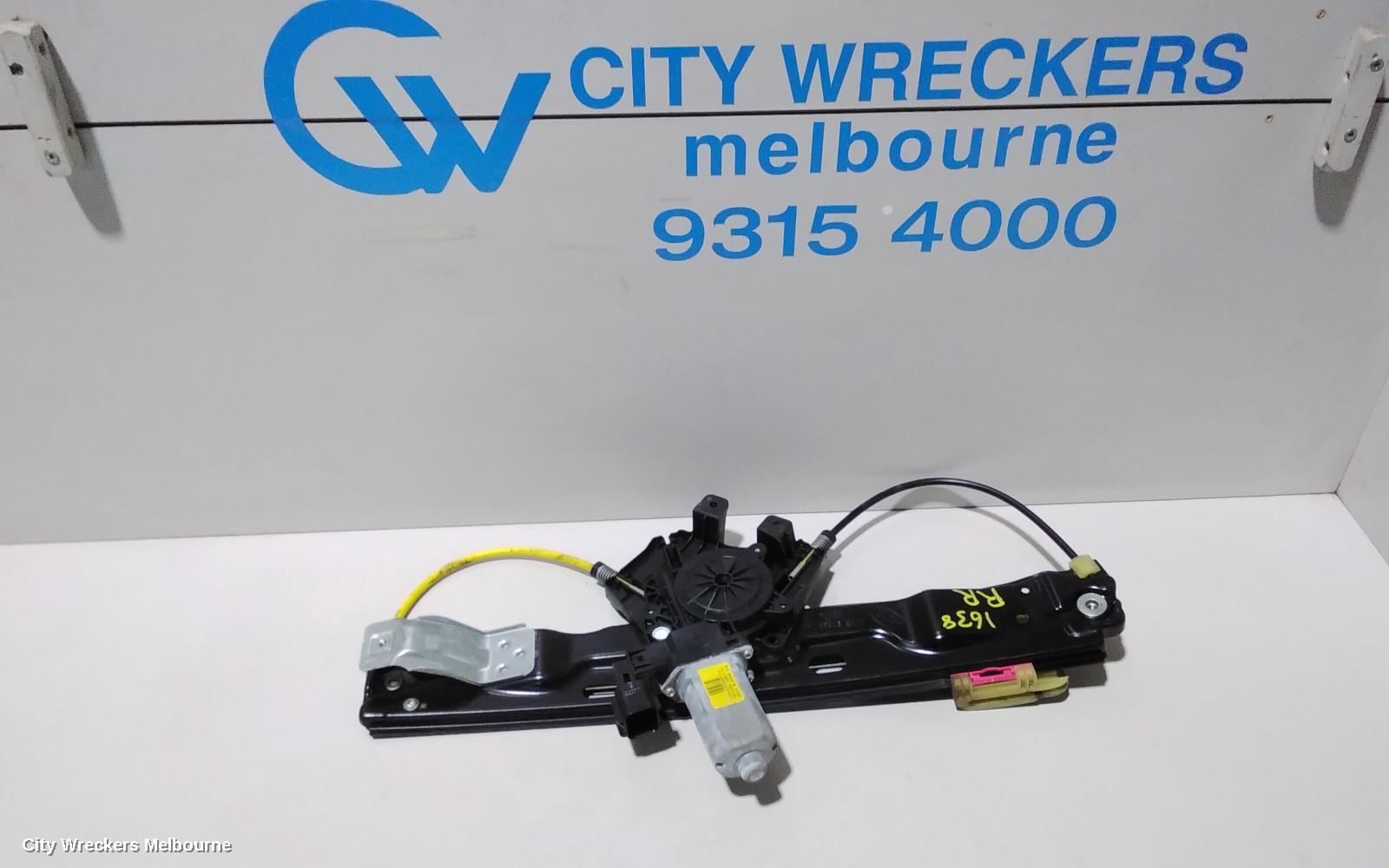LAND ROVER RANGEROVER EVOQUE RIGHT REAR WND REG/MOTOR, DOOR REG ASSY (REG AND MOTOR), 5DR, L538, 11/2011 - 01/2019