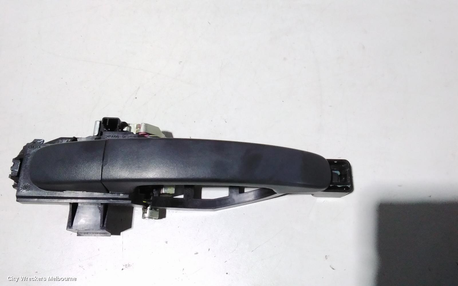 FORD RANGER DOOR HANDLE, OUTER, RH REAR, BLACK, PX, 06/2011 ONWARDS