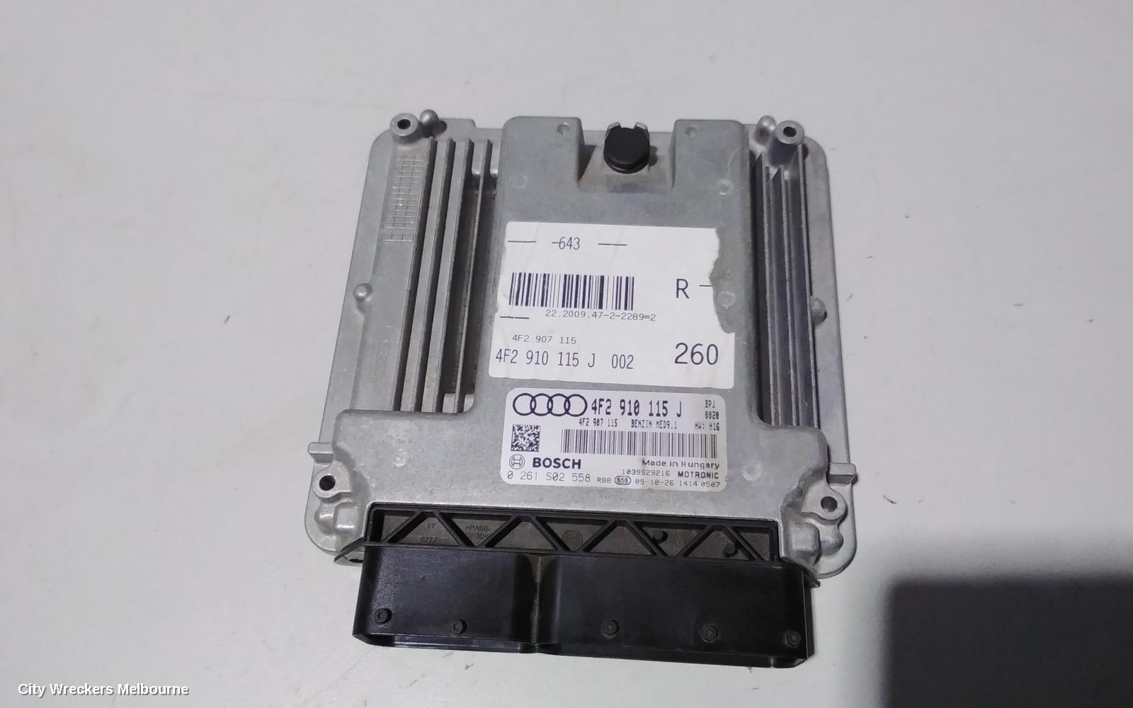 AUDI A6 ECU, ENGINE ECU, 2.0, PETROL, ECU ONLY, 4F, 09/2006 - 06/2011