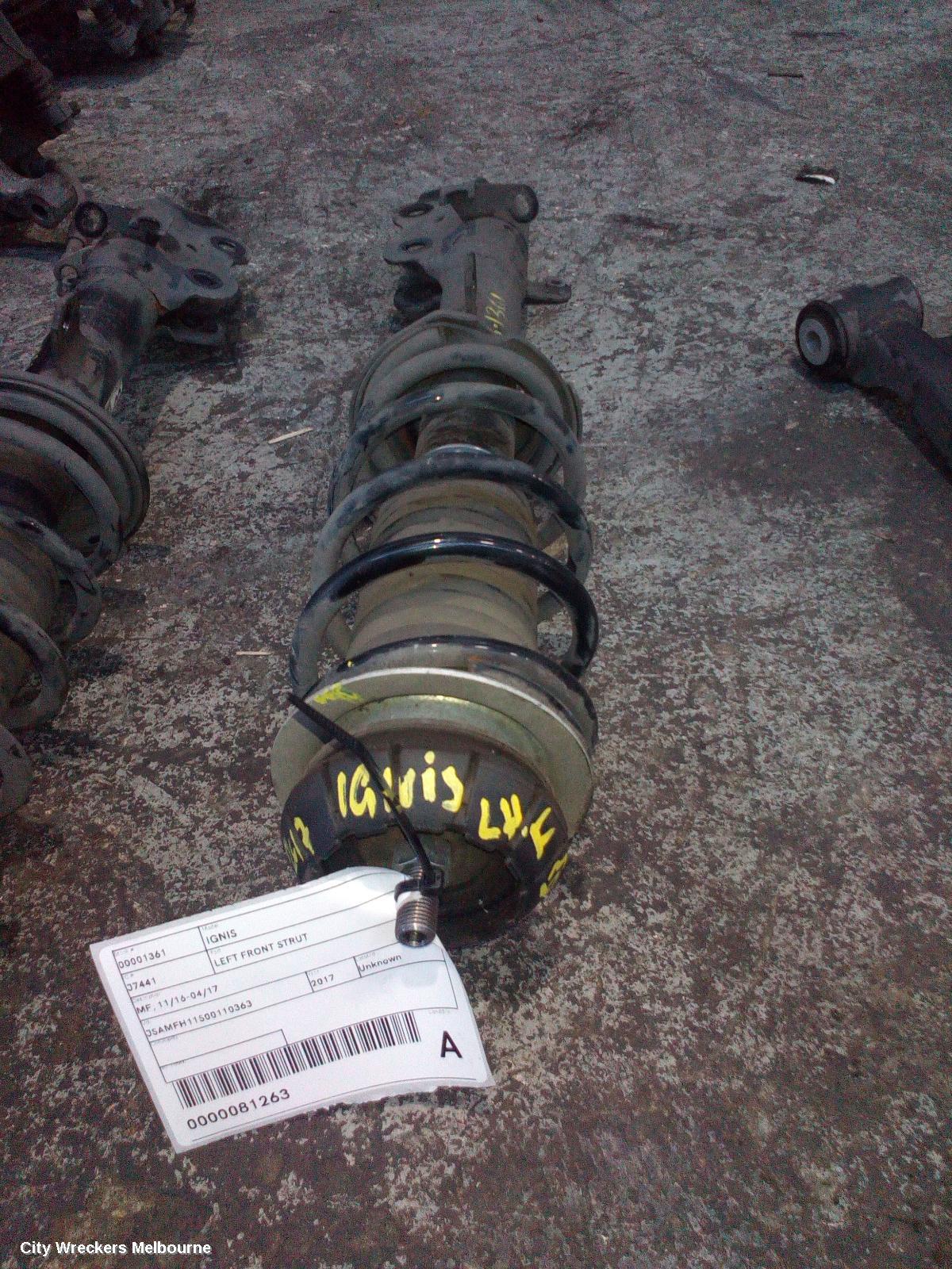 SUZUKI IGNIS LEFT FRONT STRUT, MF, 11/2016 - 04/2017