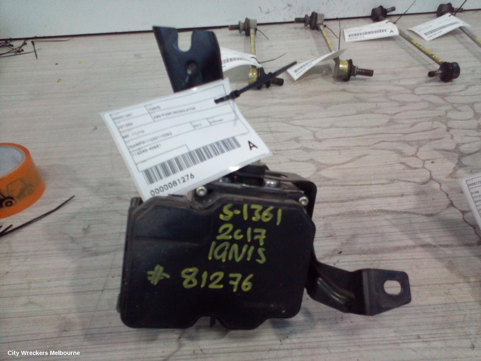 SUZUKI IGNIS ABS PUMP/MODULATOR, MF, 11/2016 ONWARDS