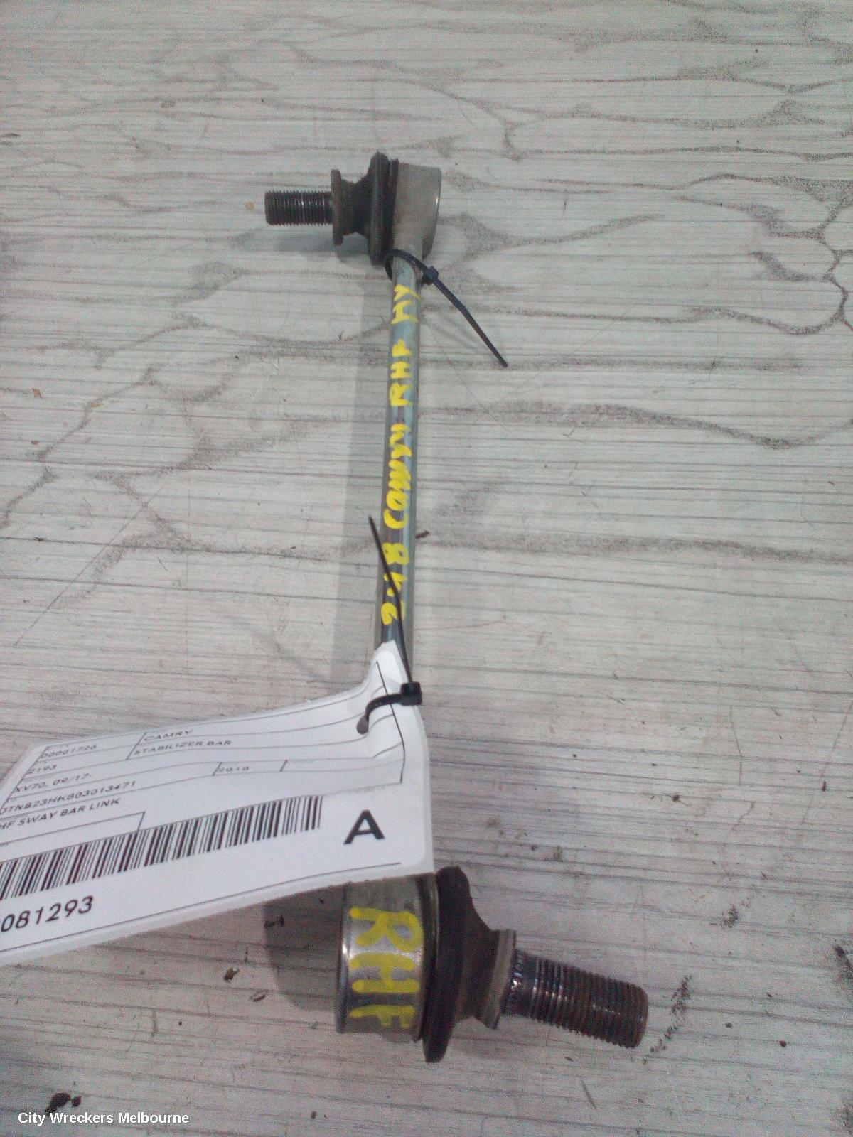 TOYOTA CAMRY STABILISER BAR, XV70, 09/2017 - 05/2024