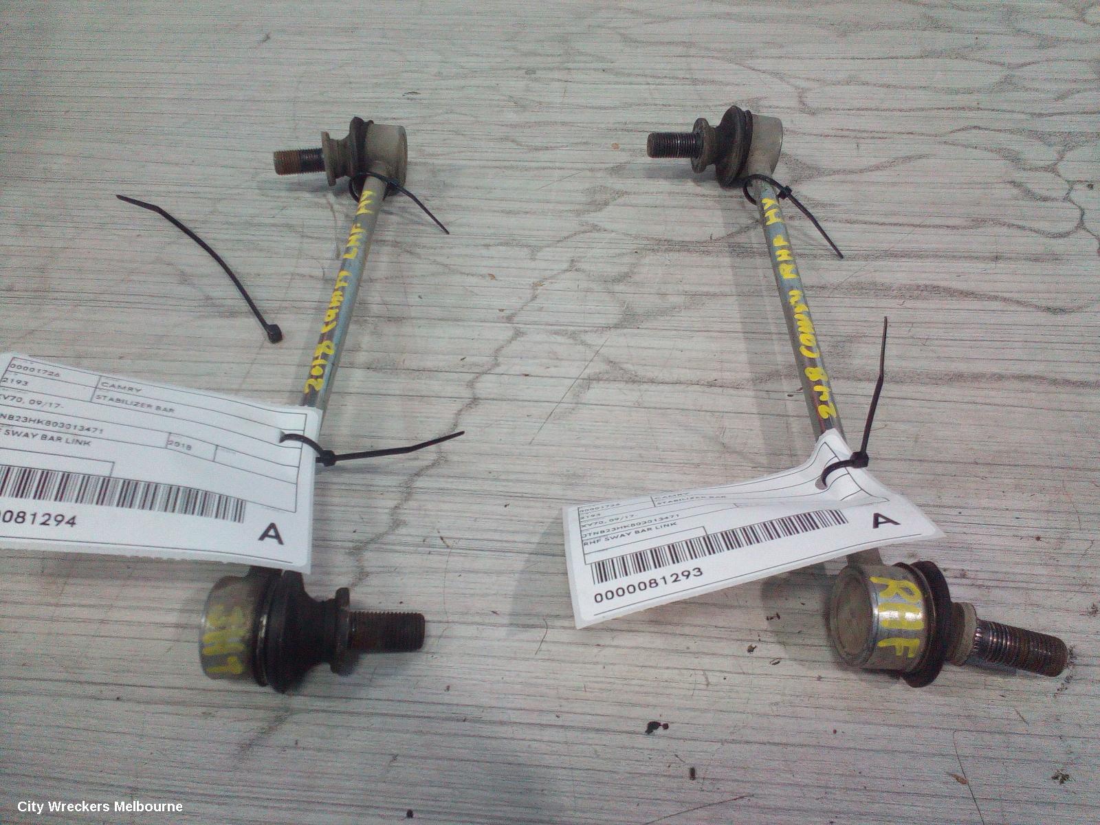 TOYOTA CAMRY STABILISER BAR, XV70, 09/2017 - 05/2024