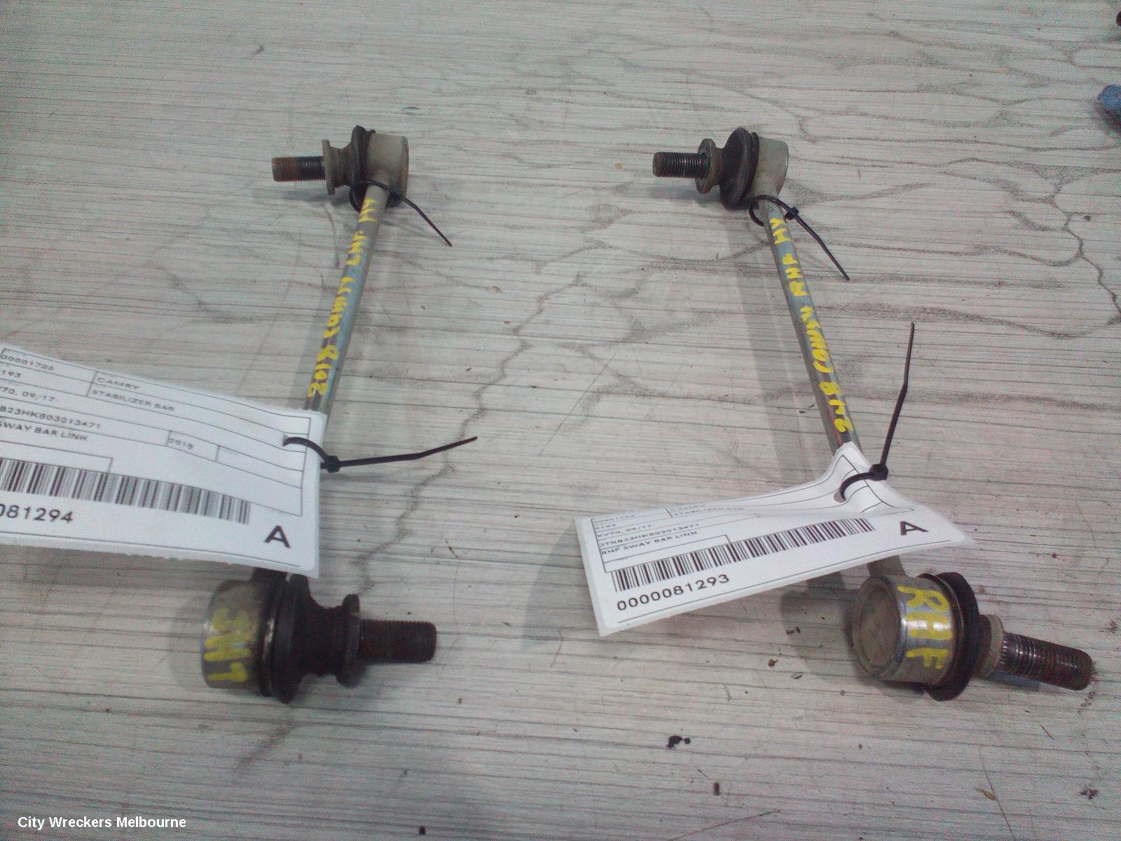TOYOTA CAMRY STABILISER BAR, XV70, 09/2017 - 05/2024