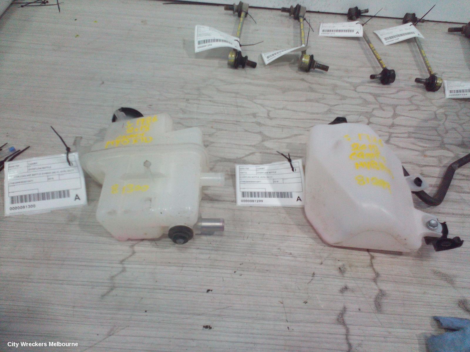 TOYOTA CAMRY OVERFLOW BOTTLE, OVERFLOW BOTTLE, XV70, 09/2017 ONWARDS