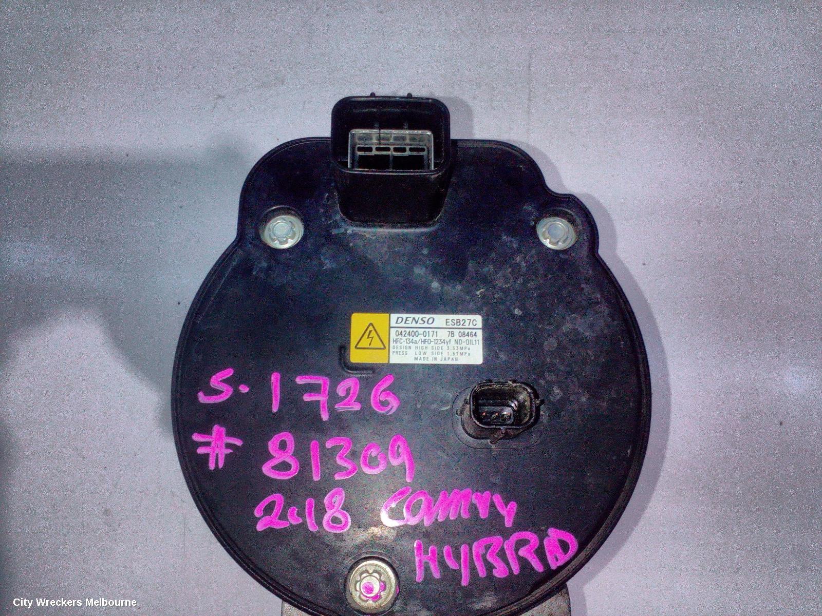 TOYOTA CAMRY A/C COMPRESSOR, XV70, 2.5, A25A-FXS, PETROL, HEV, 09/2017 - 05/2024
