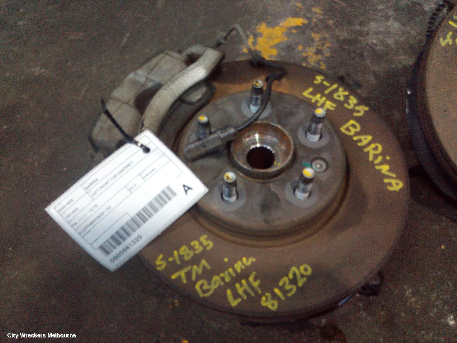 HOLDEN BARINA LEFT FRONT HUB ASSEMBLY, TM, 11/2011 - 12/2018