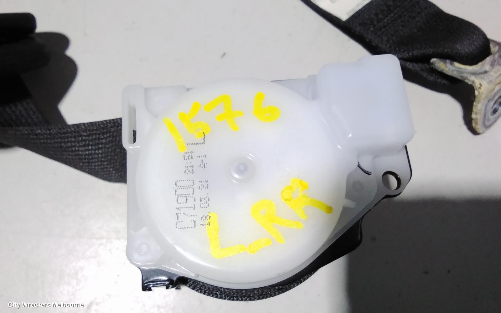 MITSUBISHI OUTLANDER SEATBELT/STALK, LH REAR 3RD ROW, SEAT BELT ONLY, ZJ-ZL, 7 SEATER, 10/2012 ONWARDS