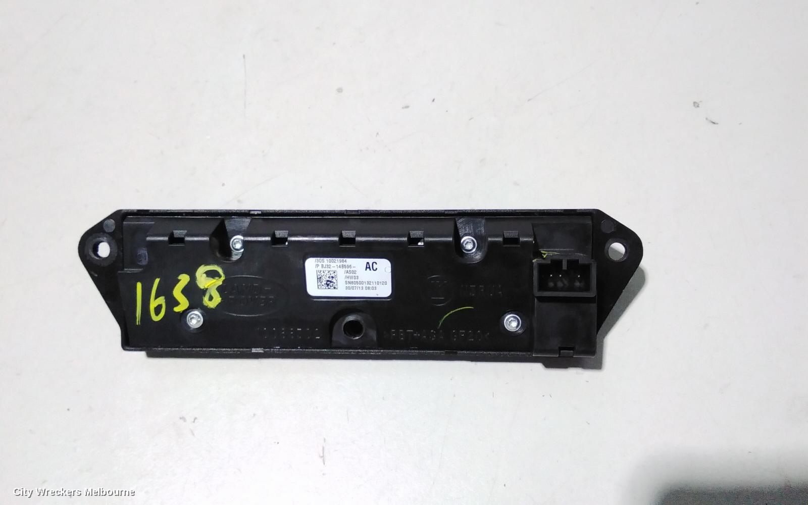 LAND ROVER RANGEROVER EVOQUE, L538, 11/2011 - 01/2019, TERRAIN SUSPENSION SWITCH (BJ32 - 14B596): 81343