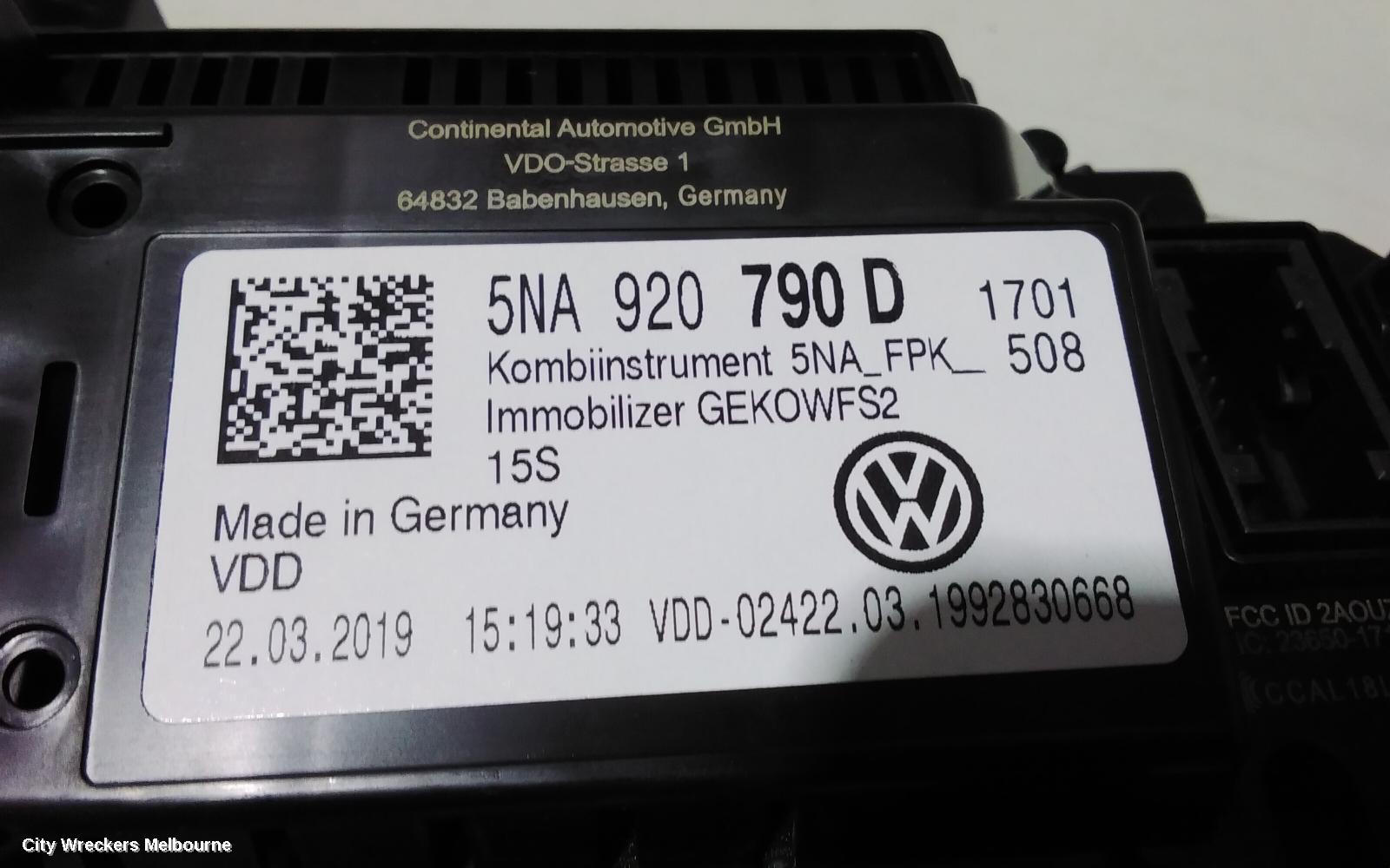 VOLKSWAGEN TIGUAN RADIO/CD/DVD/SAT/TV, 5NA, DISPLAY UNIT, DISCOVER PRO, 9.2IN TOUCHSREEN, SAT NAV TYPE, LIFE, 06/2016 ONWARDS