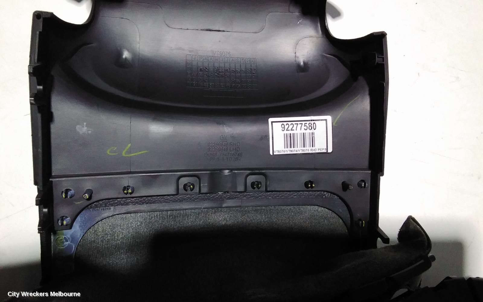 HOLDEN COMMODORE INSTRUMENT CLUSTER, INSTRUMENT CLUSTER, AUTO T/M, VF, SS/SS-V/SV6, 05/2013 - 12/2017