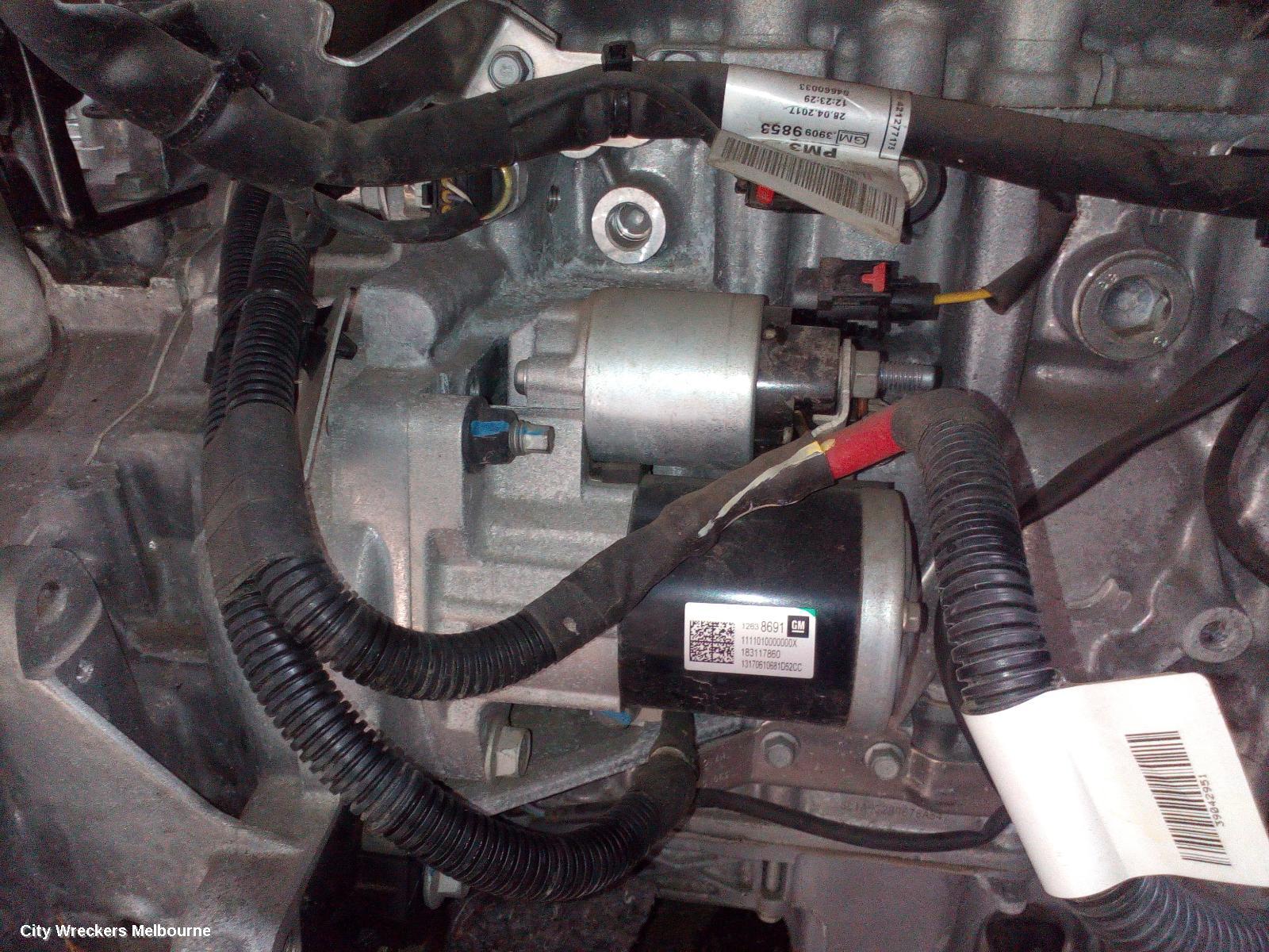 HOLDEN ASTRA STARTER, PETROL, 1.4, TURBO, BK-BL, 09/2016 - 12/2020