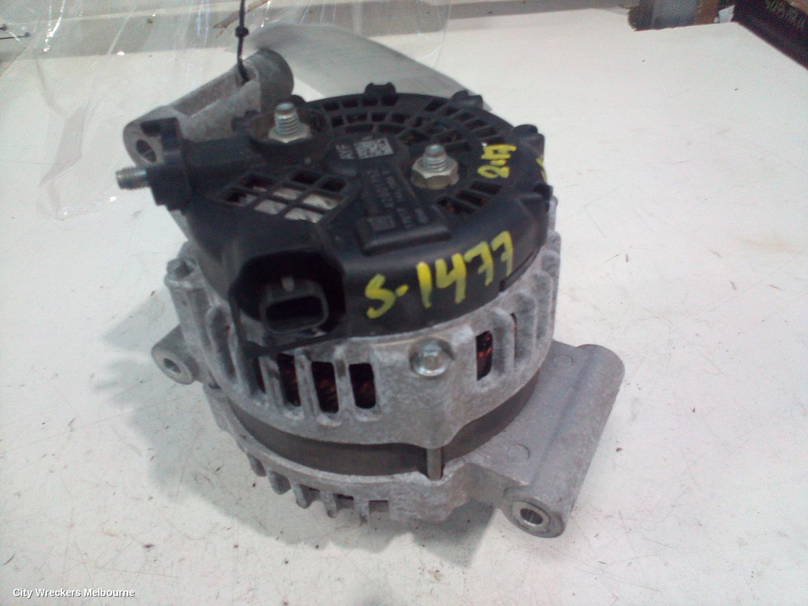 HOLDEN ASTRA ALTERNATOR, PETROL, 1.4, TURBO, BK-BL, 09/2016 - 12/2020