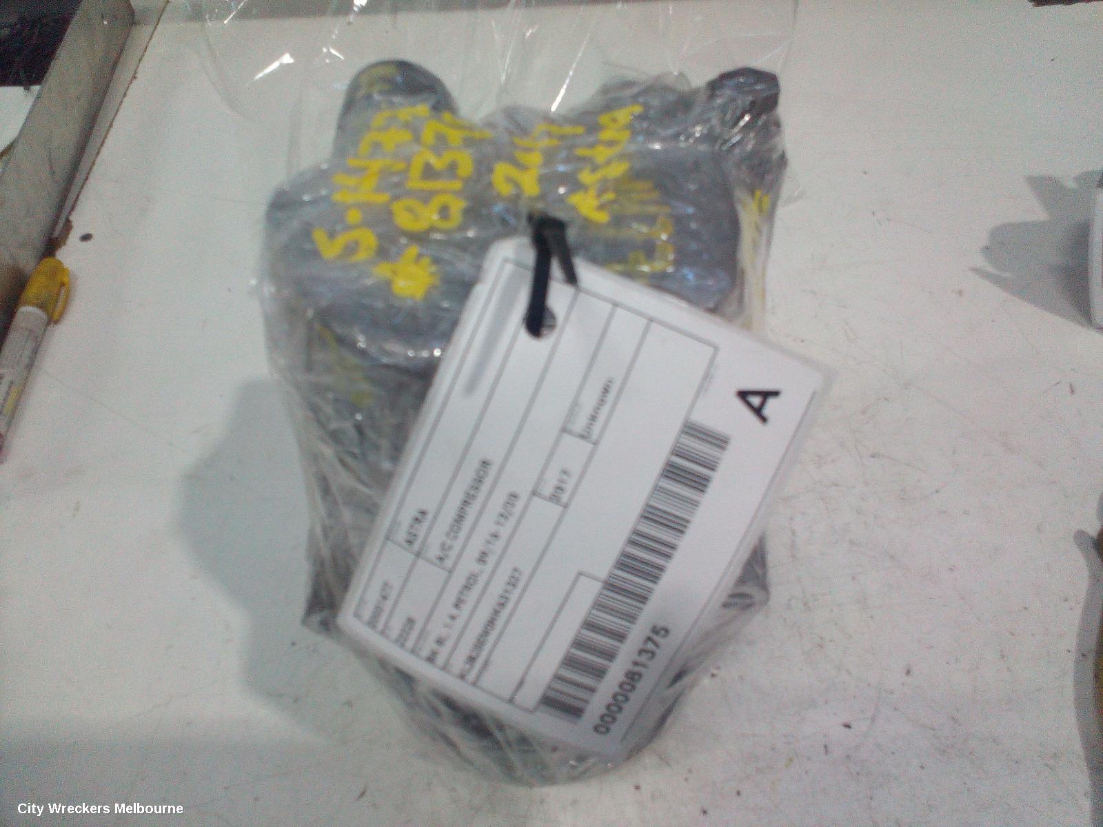 HOLDEN ASTRA A/C COMPRESSOR, BK-BL, 1.4, PETROL, 09/2016 - 12/2020