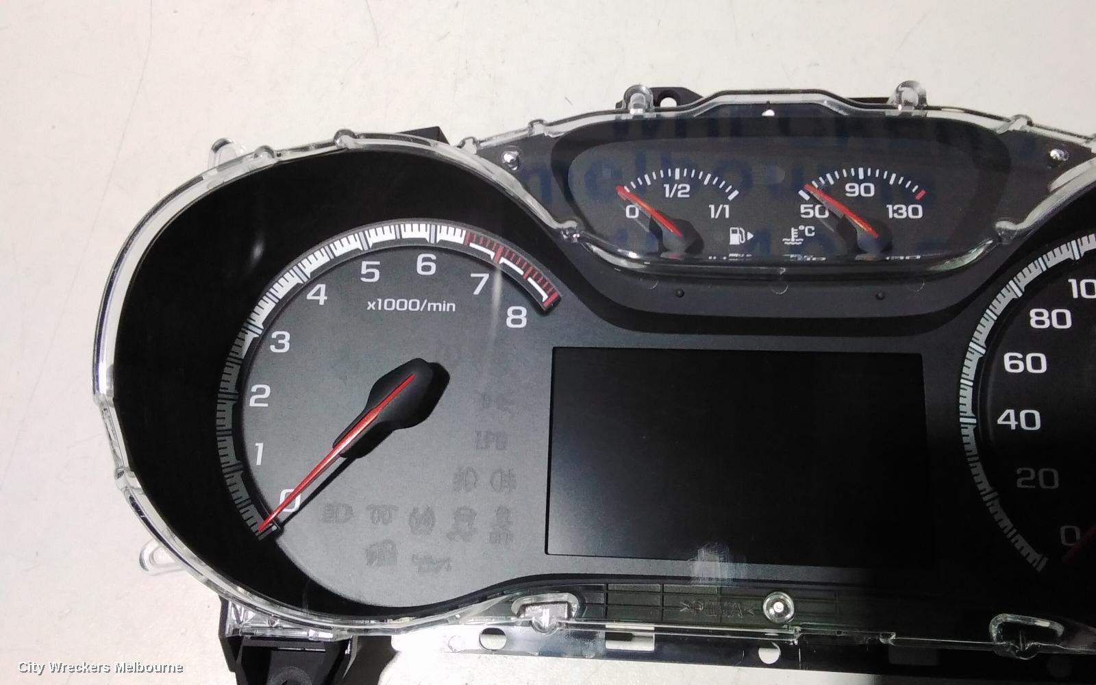 HOLDEN ASTRA INSTRUMENT CLUSTER, PETROL, AUTO T/M, BL, SEDAN, 05/2017 - 12/2020