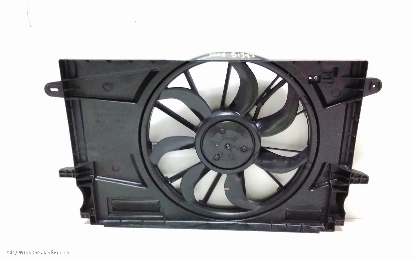 HOLDEN ASTRA FAN, RADIATOR FAN, 1.4, AUTO T/M, BK-BL, 05/2017 - 12/2020