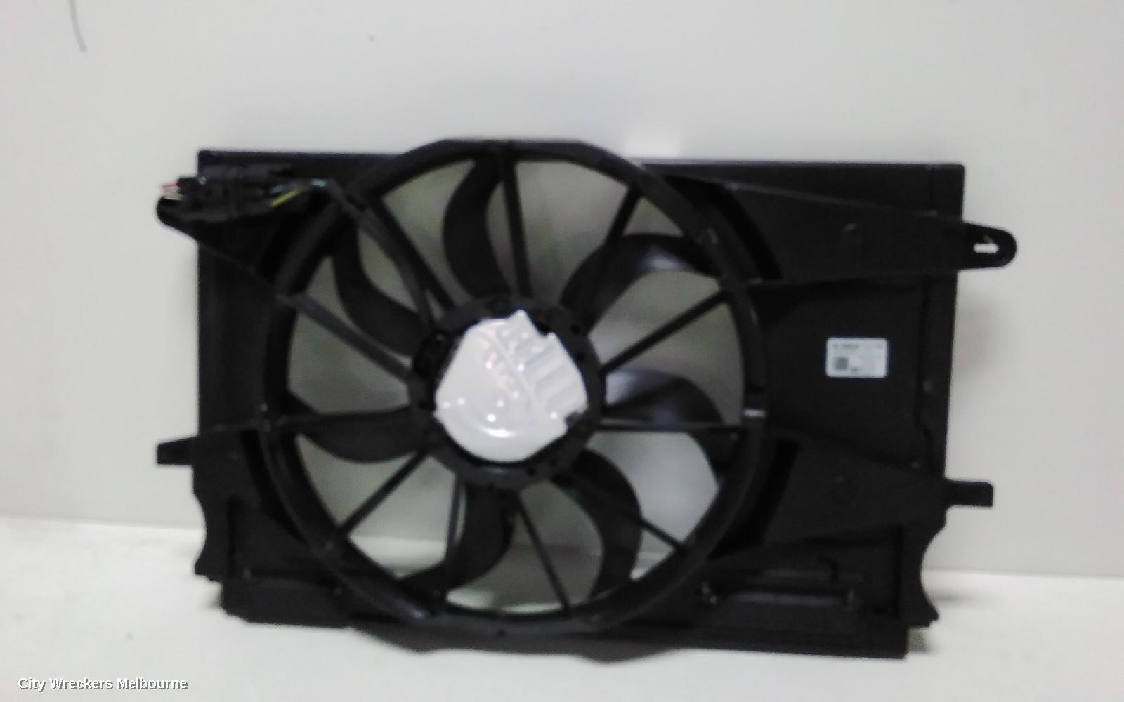 HOLDEN ASTRA FAN, RADIATOR FAN, 1.4, AUTO T/M, BK-BL, 05/2017 - 12/2020