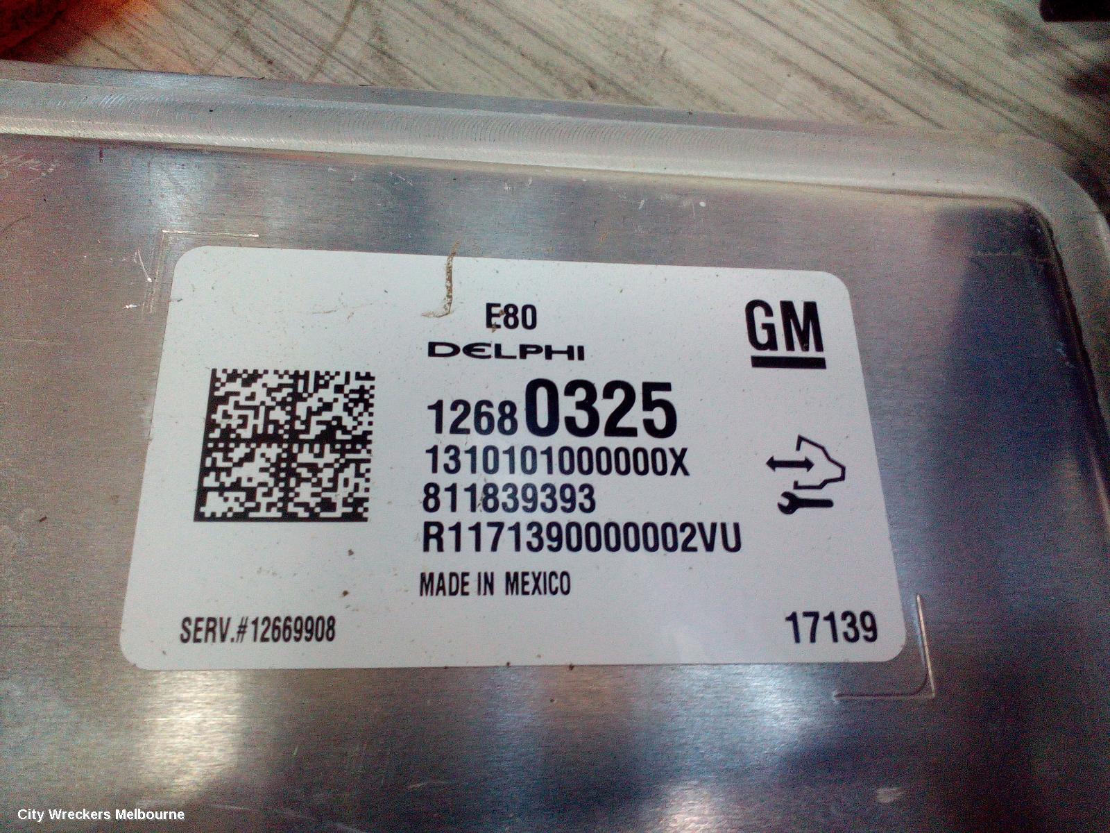 HOLDEN ASTRA ECU, BL, SEDAN, 05/2017 - 12/2020