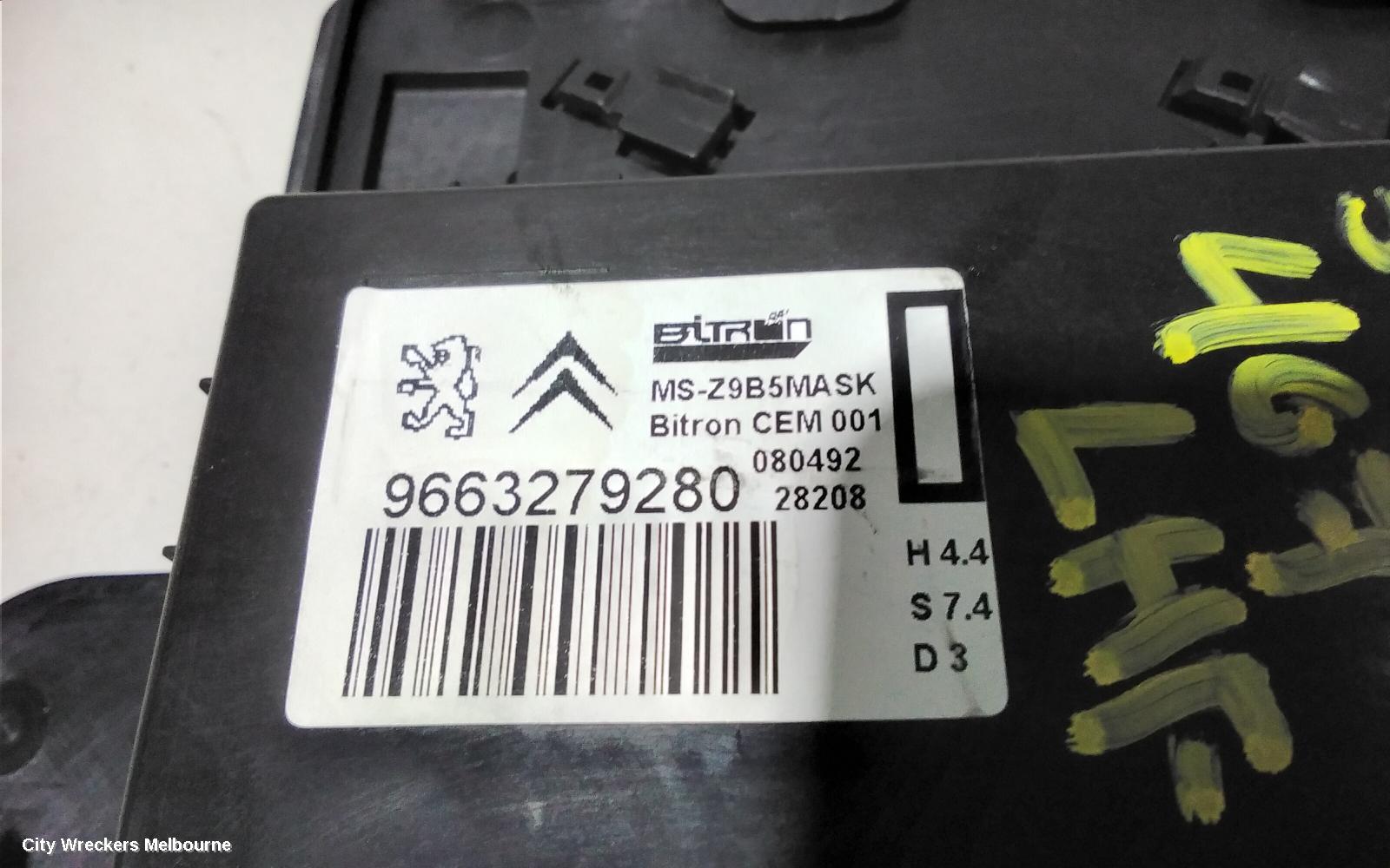 PEUGEOT 407, 09/2004 - 06/2011, 9663279280 LEFT SEAT CONTROL MODULE : 81418