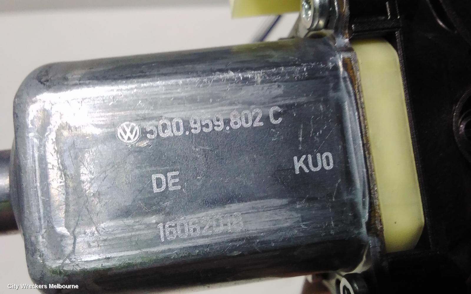 VOLKSWAGEN TIGUAN LEFT FRONT WINDOW REG/MOTOR, DOOR REG ASSY (REG AND MOTOR), 5NA, 06/2016 ONWARDS