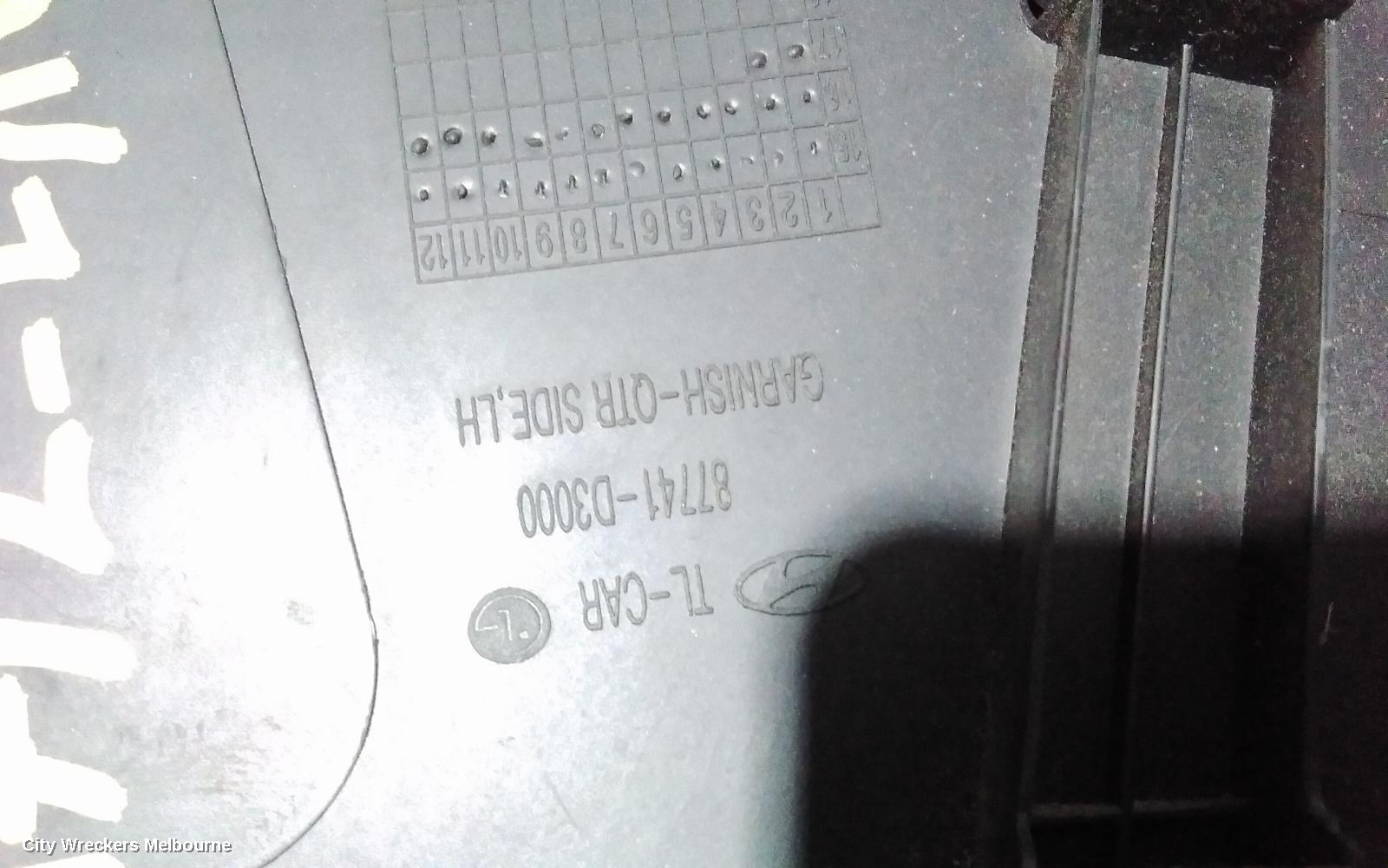 HYUNDAI TUCSON WHEEL ARCH FLARE, LH REAR, TL, ACTIVE X, 07/2015 - 01/2021