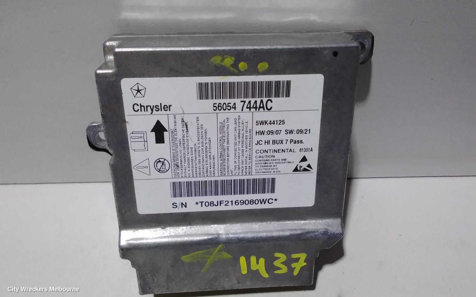 DODGE JOURNEY AIRBAG MODULE/SENSOR, MODULE, JC, 09/2008 - 07/2011
