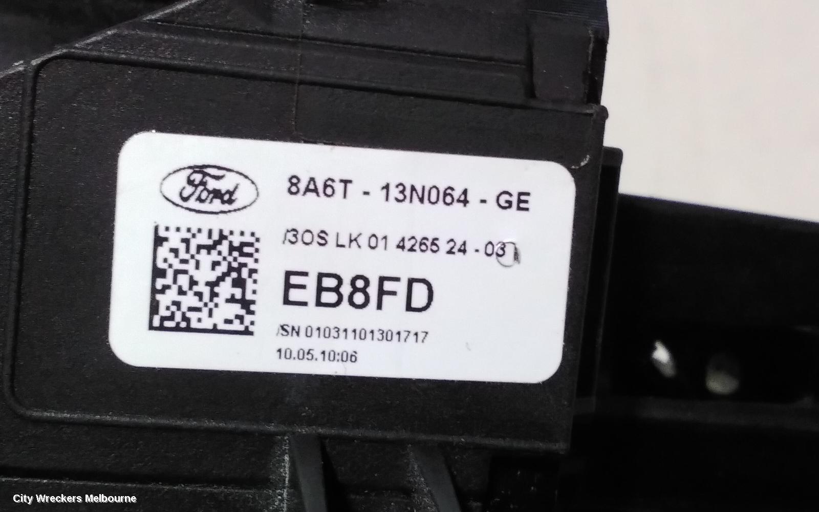 FORD FIESTA AIRBAG MODULE/SENSOR, CLOCKSPRING, WT, 08/2010 - 08/2013