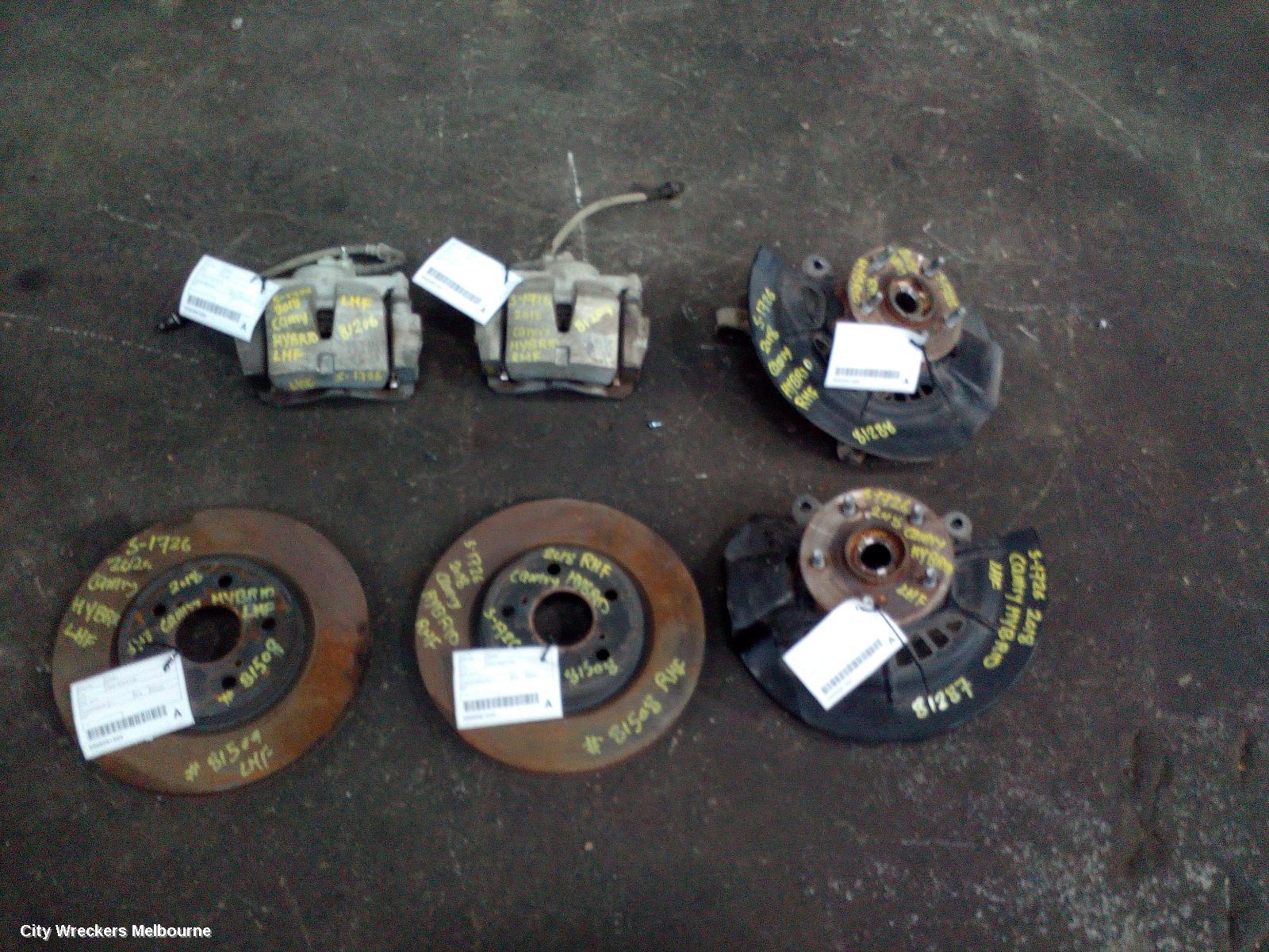 TOYOTA CAMRY FRONT BRAKE DISC/DRM, XV70, 09/2017 - 05/2024
