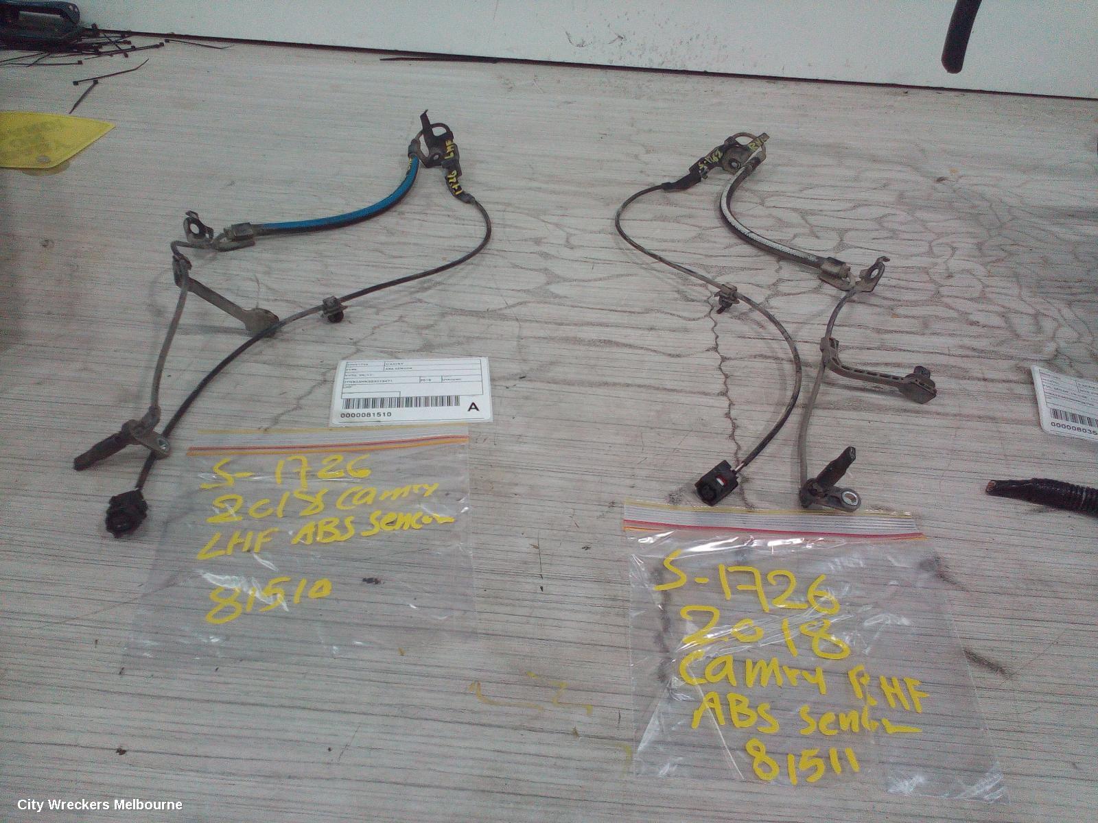 TOYOTA CAMRY ABS SENSOR, LH FRONT, XV70, A25A-FKS, 09/2017 - 05/2024