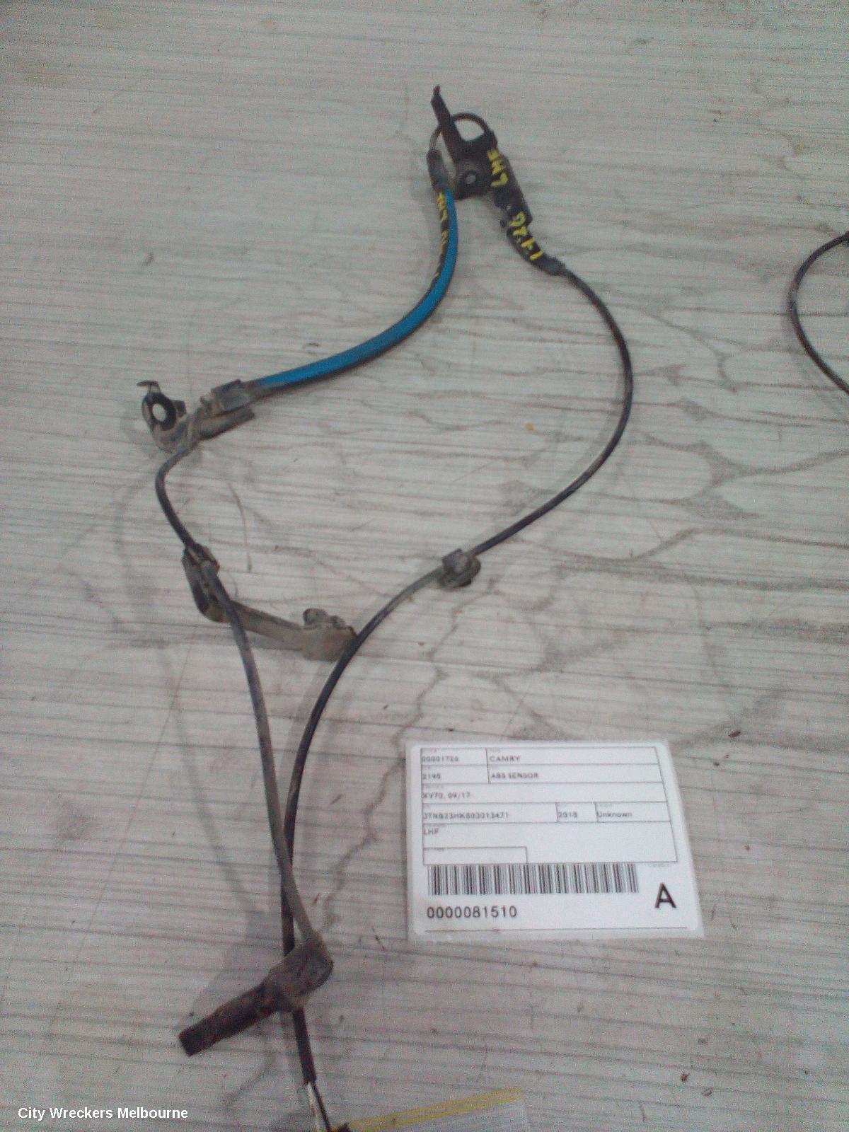 TOYOTA CAMRY ABS SENSOR, LH FRONT, XV70, A25A-FKS, 09/2017 - 05/2024