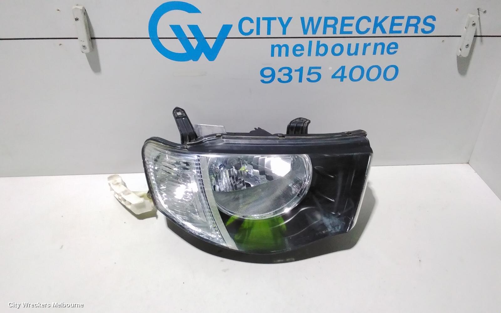 MITSUBISHI TRITON RIGHT HEADLAMP, MN, HALOGEN TYPE, 08/2009 - 04/2015
