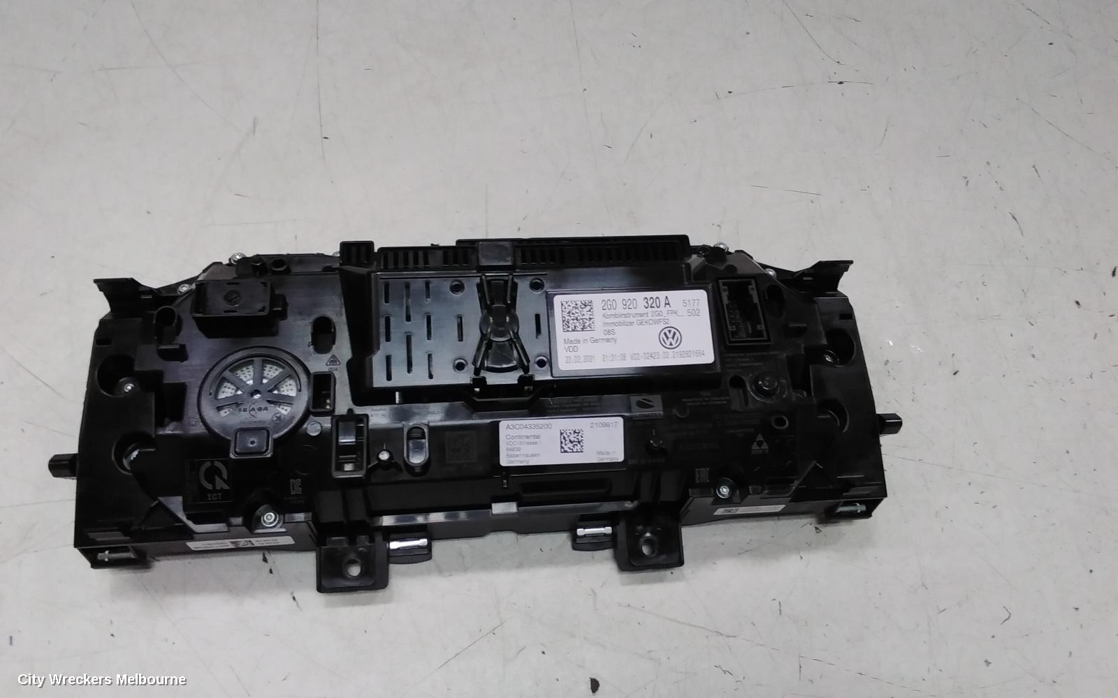 VOLKSWAGEN T-CROSS INSTRUMENT CLUSTER, C1, 01/2020 ONWARDS