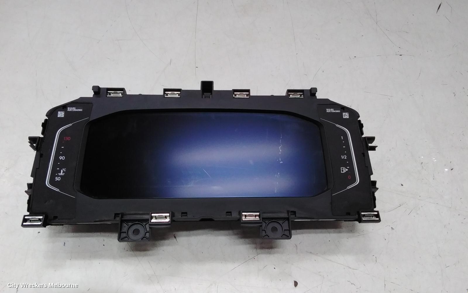 VOLKSWAGEN T-CROSS INSTRUMENT CLUSTER, C1, 01/2020 ONWARDS