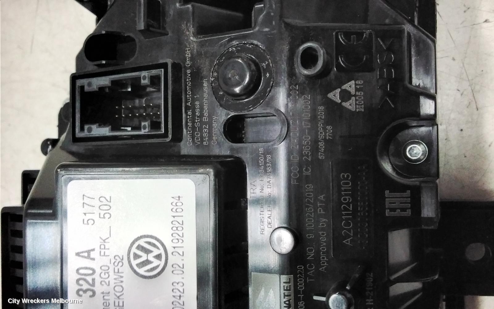 VOLKSWAGEN T-CROSS INSTRUMENT CLUSTER, C1, 01/2020 ONWARDS