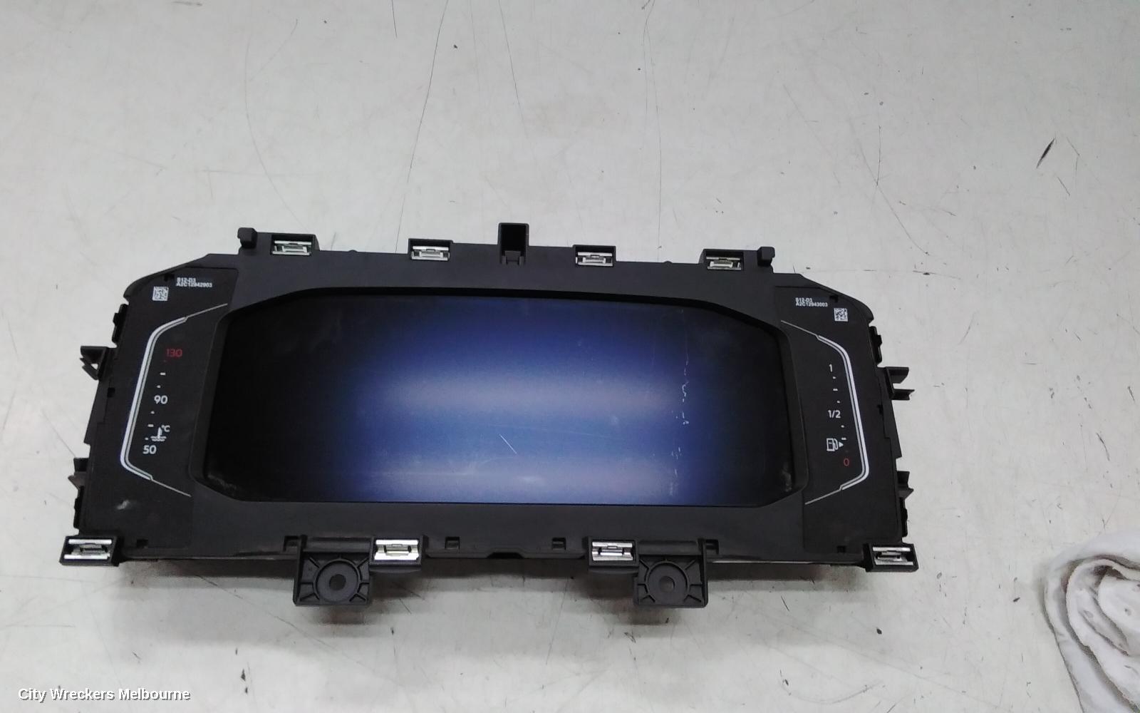 VOLKSWAGEN T-CROSS INSTRUMENT CLUSTER, C1, 01/2020 ONWARDS