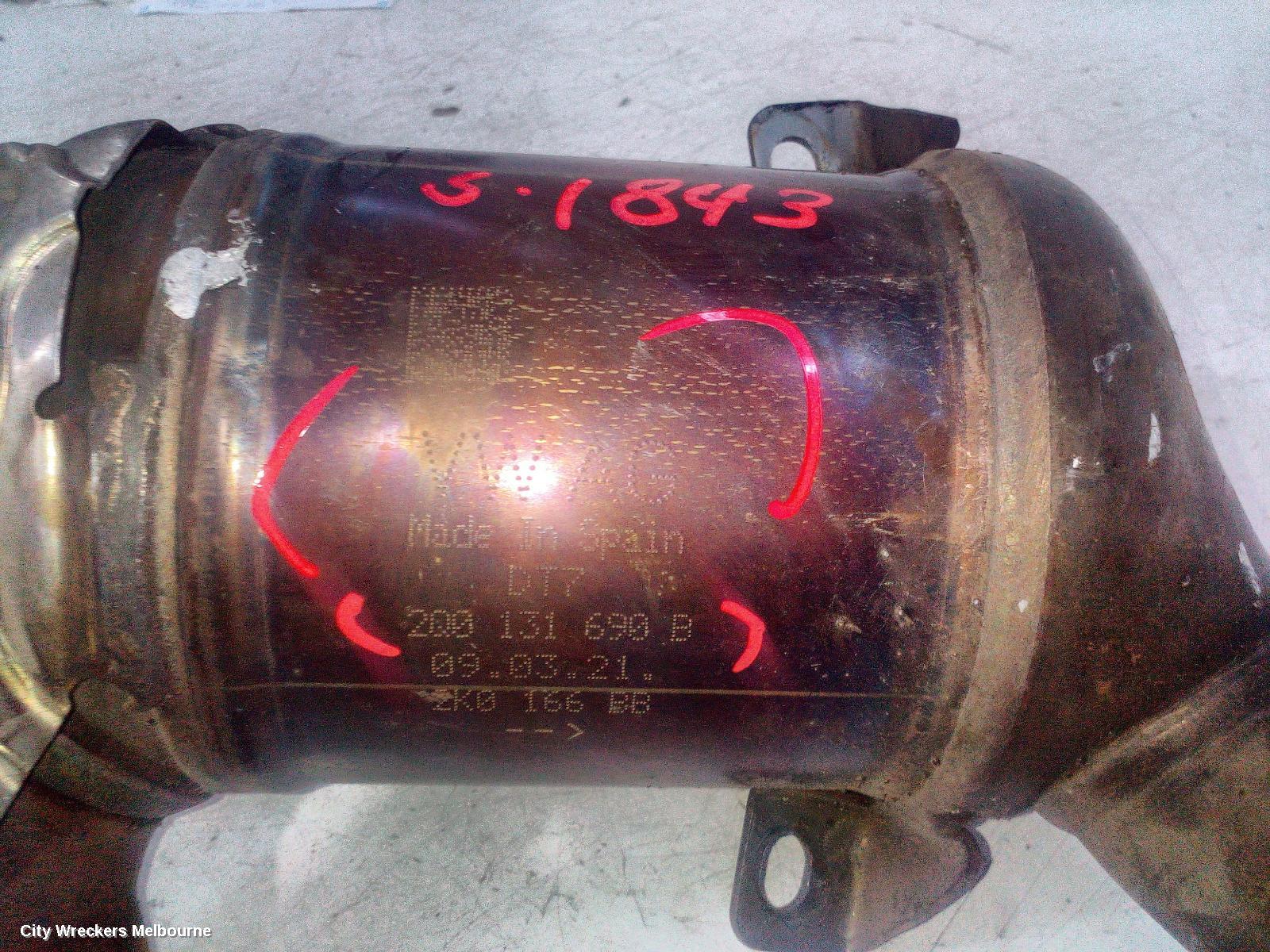VOLKSWAGEN T-CROSS CATALYTIC CONVERTER, DOWNPIPE-CAT TYPE, 1.0, C1, 01/2020 ONWARDS