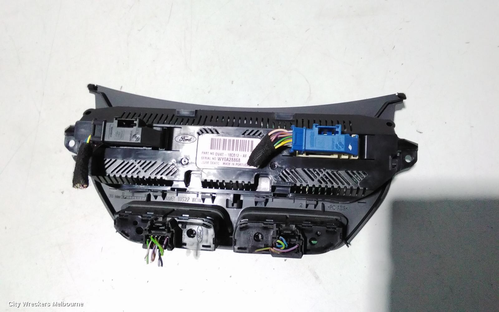 FORD KUGA HEATER/AC CONTROLS, TF, CLIMATE CONTROL TYPE, 11/2012 - 09/2016