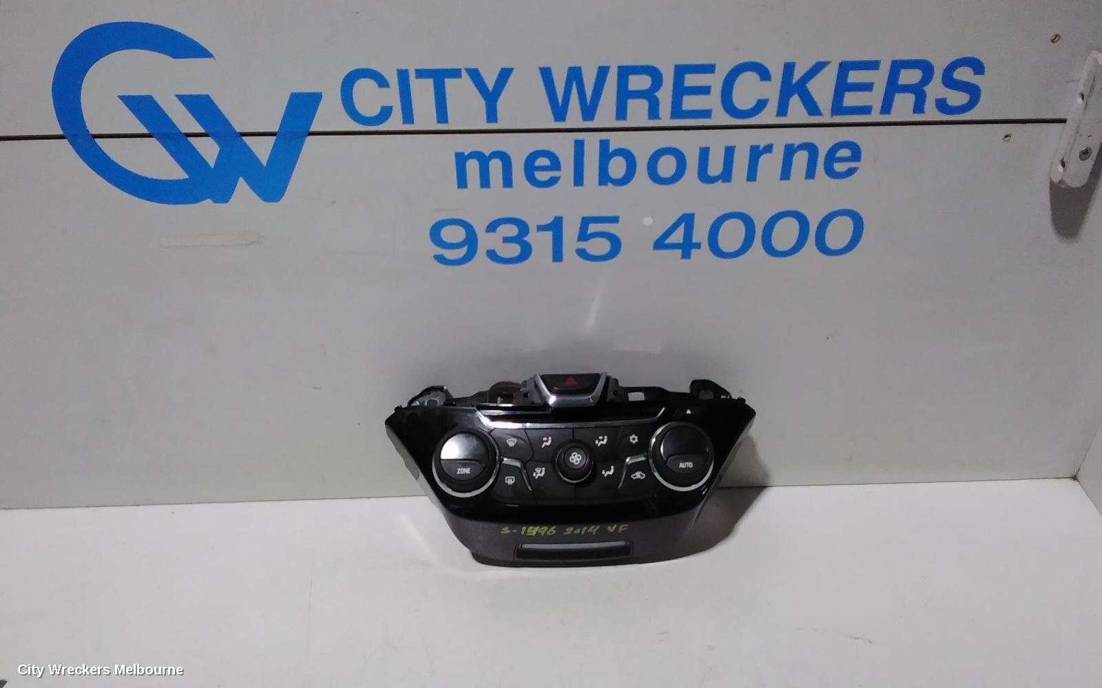 HOLDEN COMMODORE HEATER/AC CONTROLS, VF, 05/2013 - 12/2017