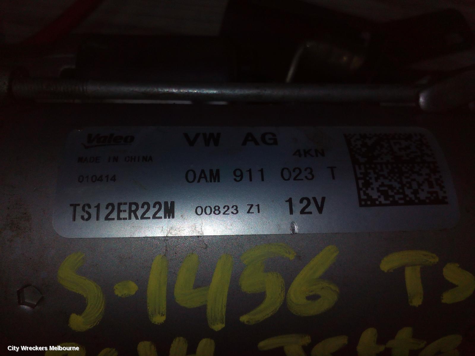 VOLKSWAGEN JETTA STARTER, PETROL, 1.4, CAVD/CTHD CODE, AUTO T/M, VALEO, 1B, 02/2011 - 12/2017