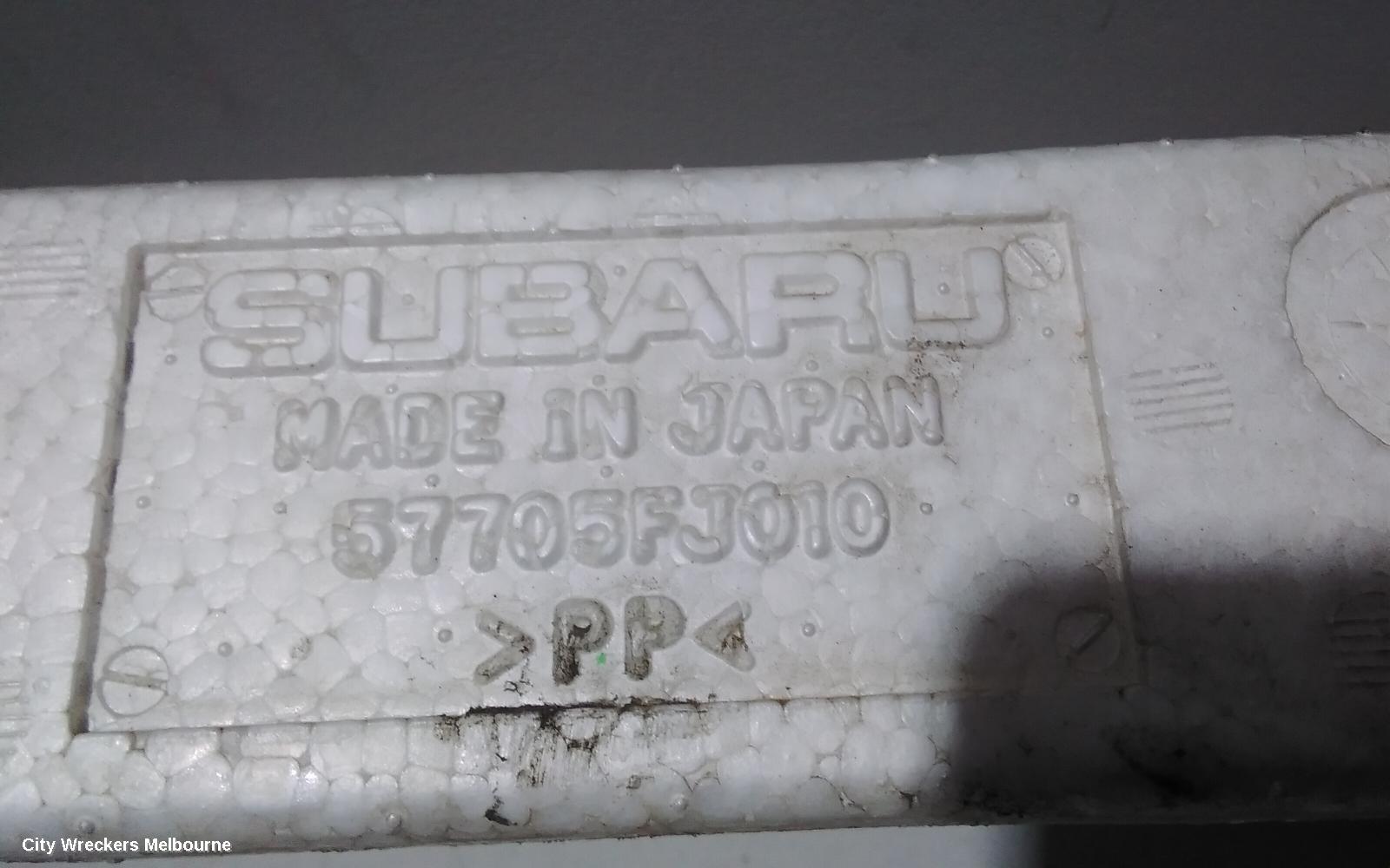 SUBARU XV F/BAR REINFORC/BRACK, MAIN ENERGY ABSORBER, G4X, 08/2011 - 04/2017
