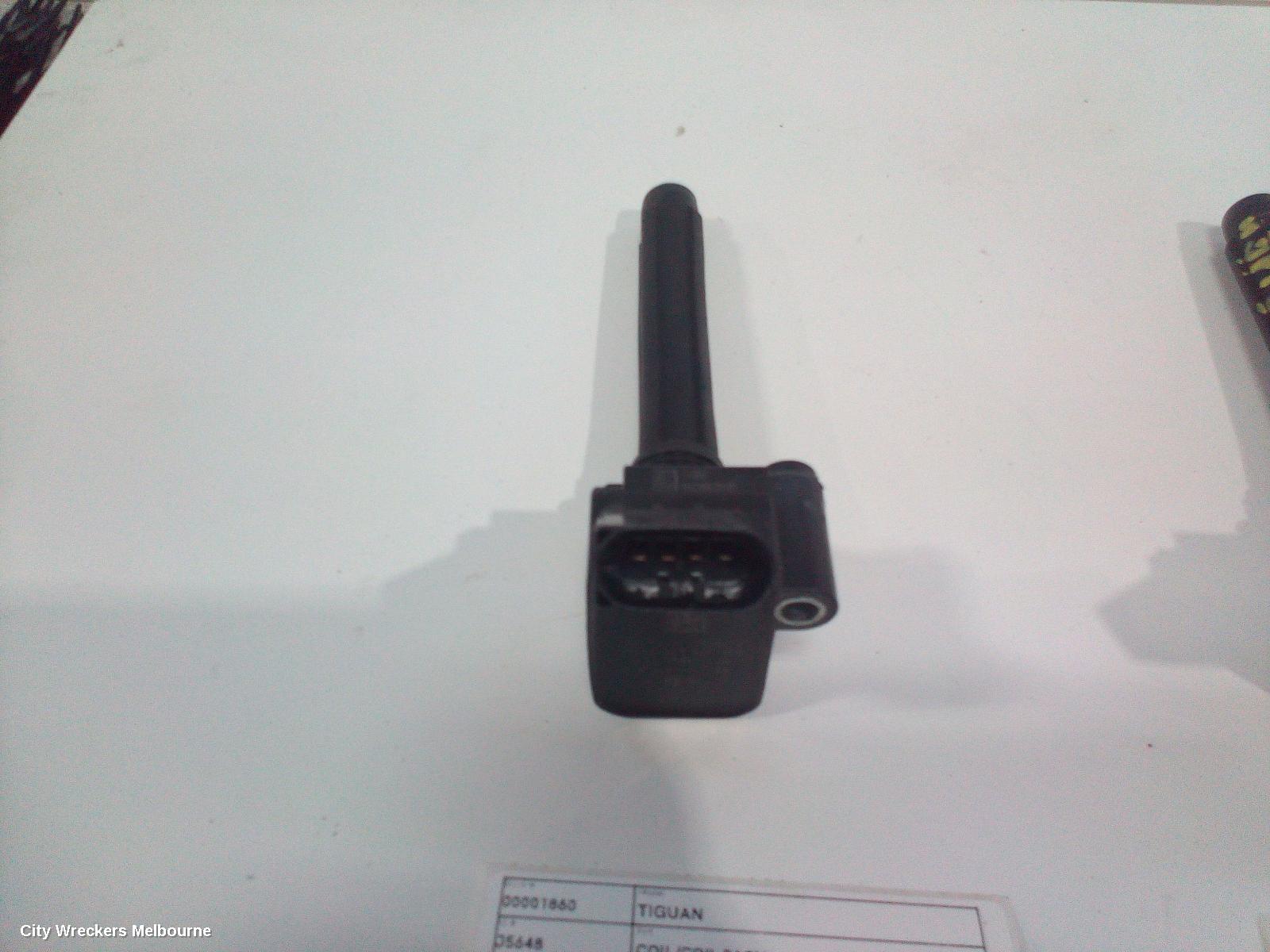 VOLKSWAGEN TIGUAN COIL/COIL PACK, 2.0, PETROL, CZPA/DGVA/CXDA CODE, 5NA, 06/2016 ONWARDS