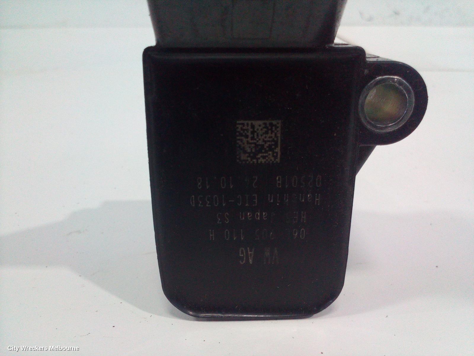 VOLKSWAGEN TIGUAN COIL/COIL PACK, 2.0, PETROL, CZPA/DGVA/CXDA CODE, 5NA, 06/2016 ONWARDS
