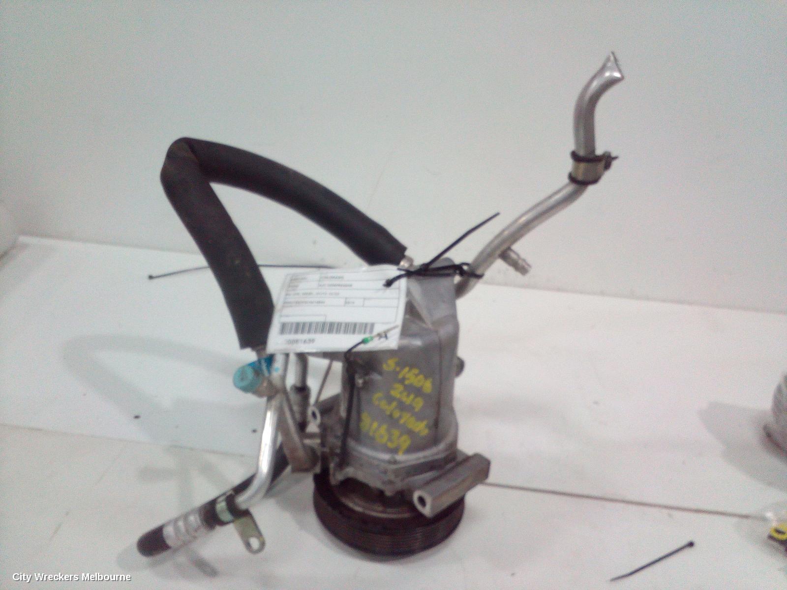 HOLDEN COLORADO A/C COMPRESSOR, RG, UTE, DIESEL, 01/2012 - 12/2020