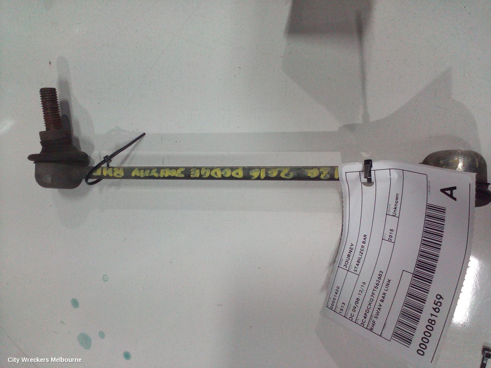 DODGE JOURNEY STABILISER BAR, JC, 05/2008 - 12/2016