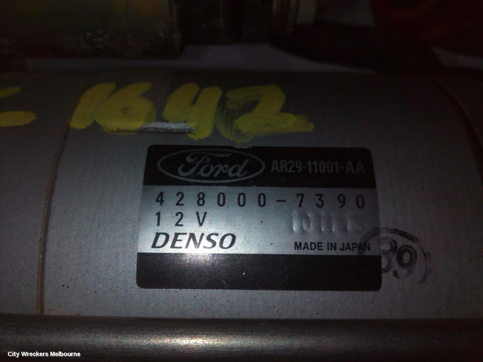 FORD TERRITORY STARTER, DIESEL, 2.7, SZ, 04/2011 - 12/2016