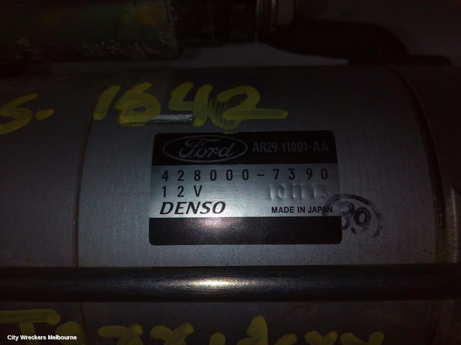 FORD TERRITORY STARTER, DIESEL, 2.7, SZ, 04/2011 - 12/2016