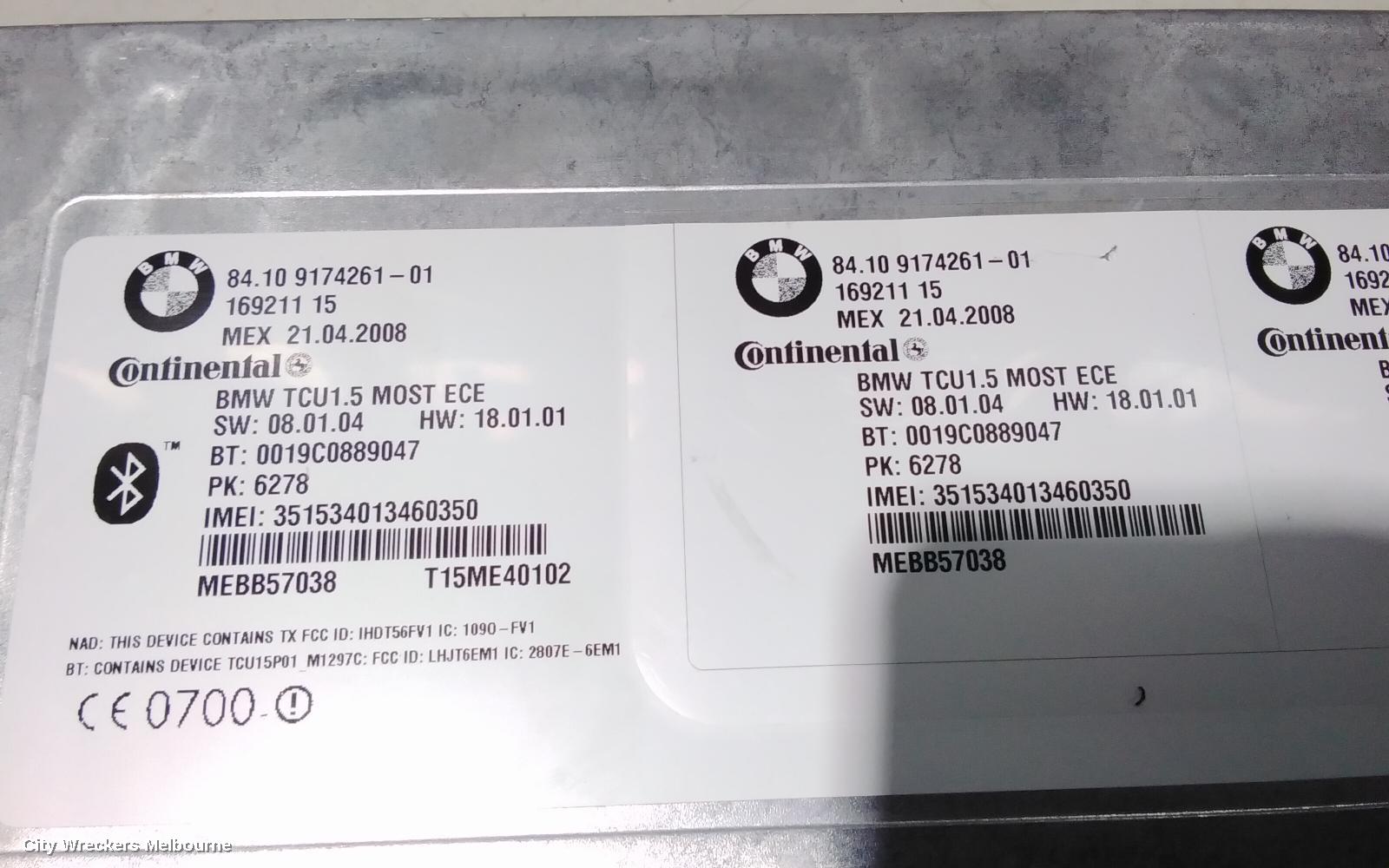 BMW X5 ECU, BLUETOOTH MODULE (TCU), E70, 03/2007 - 08/2013