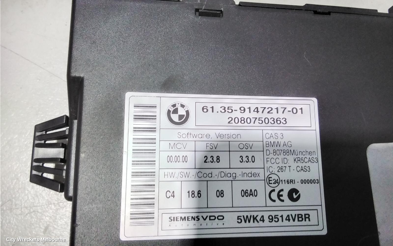 BMW X5 ECU, CAS CONTROL MODULE, E70, 03/2007 - 08/2013