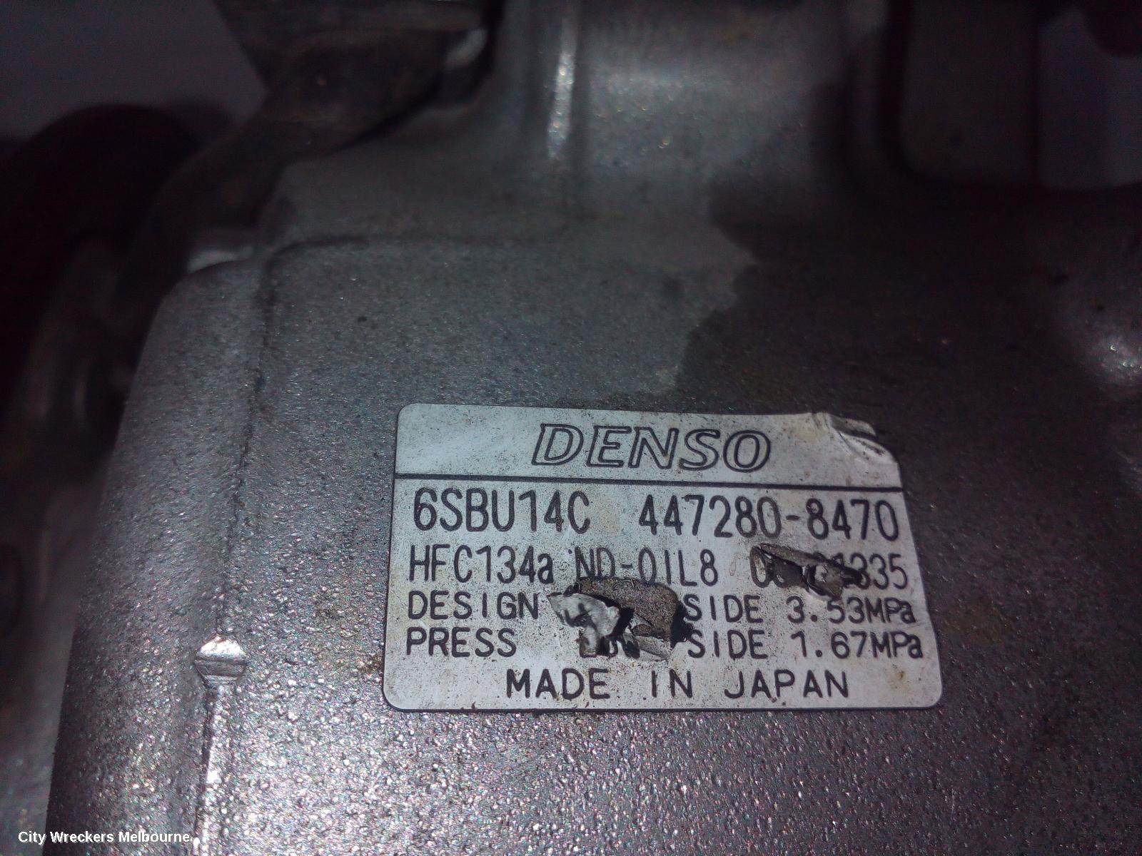HOLDEN COMMODORE A/C COMPRESSOR, VF, 3.6, 05/2013 - 12/2017
